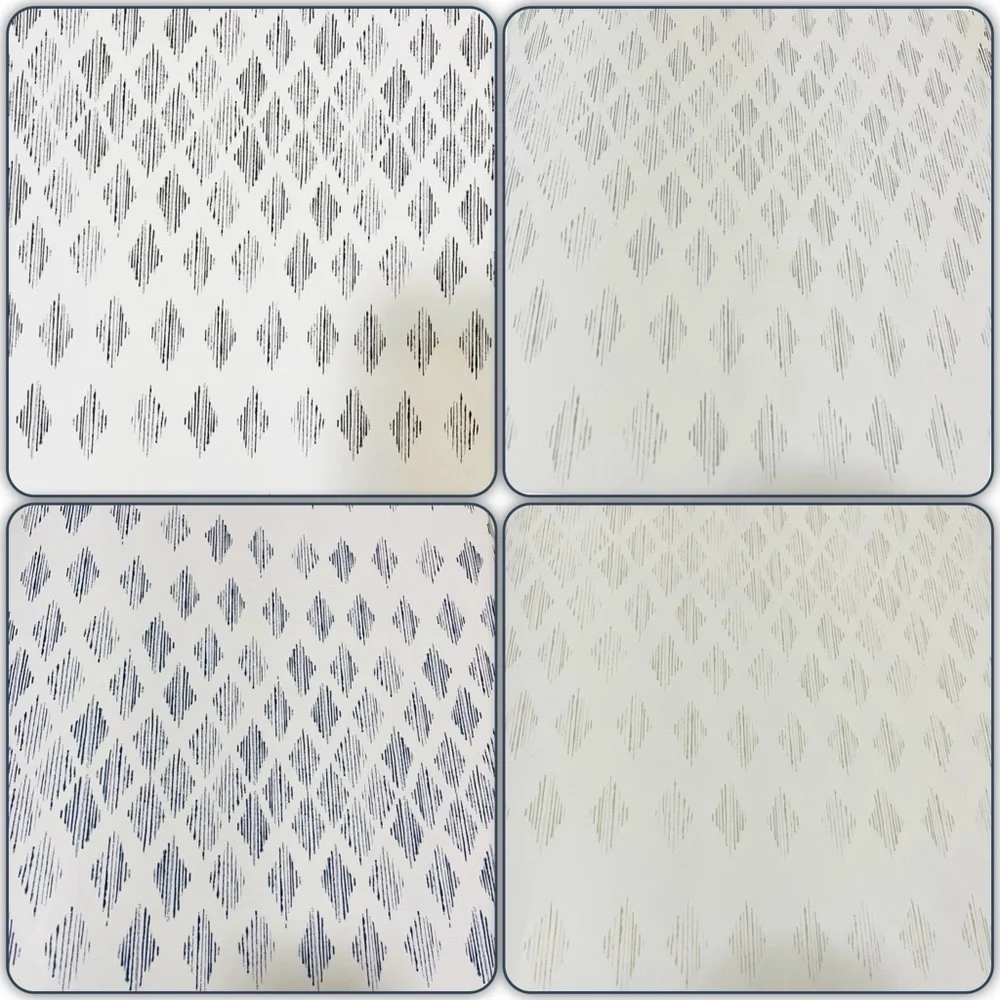 4 Large Geometric Patterned DIY Arts & Crafts Sheets - Quality Wallpaper Samples